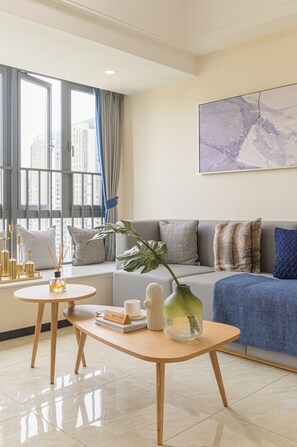 Living area - Bainianhui International Apartment (Foshan)