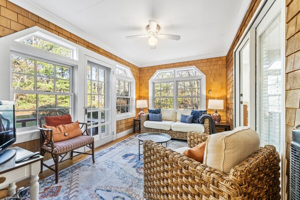 TV, fireplace, ping pong