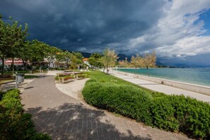 아파트, 퀸사이즈침대 1개 및 소파베드 | 숙박 시설 구내