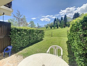 Outdoor dining - Cozy studio at the foot of the slopes in Combloux (Combloux)