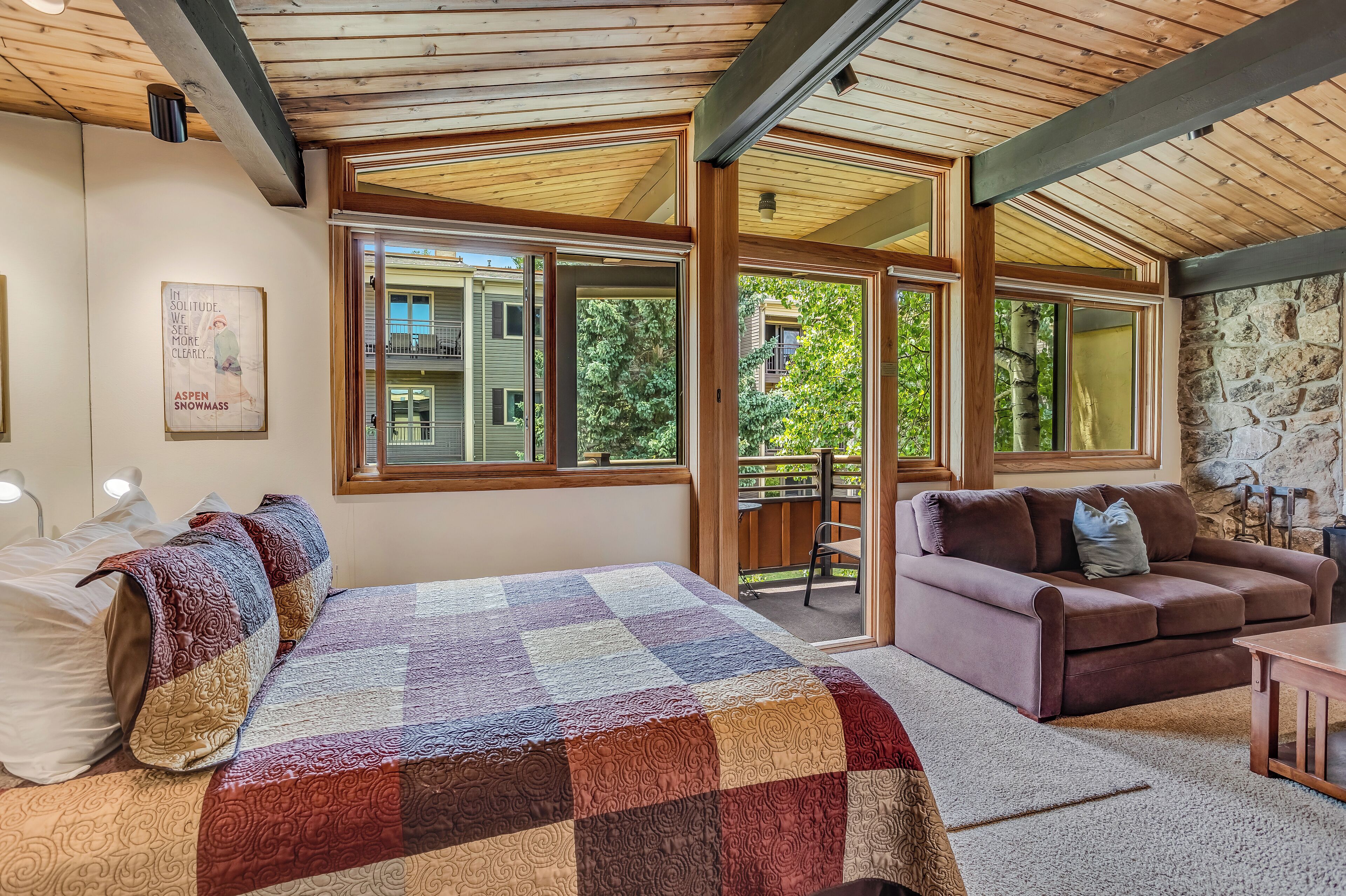 1 bedroom, desk, iron/ironing board, travel crib