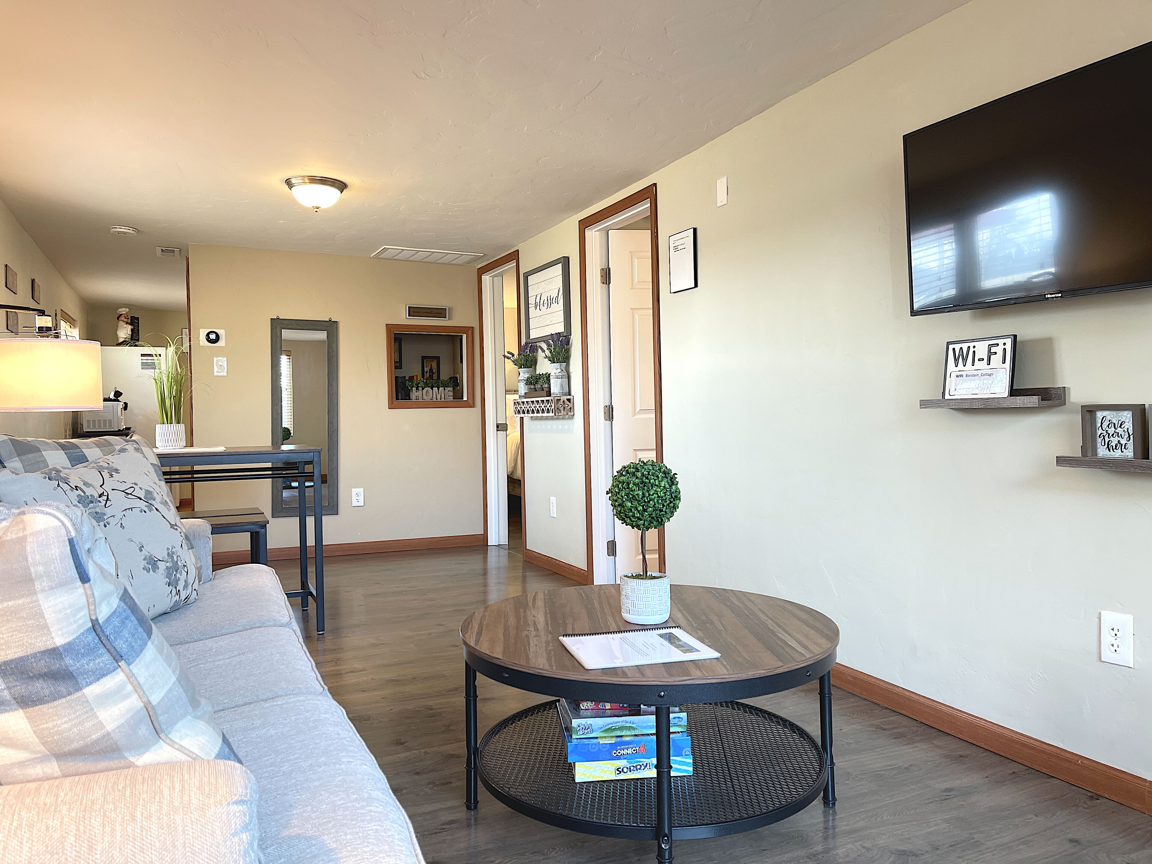 Bleistein Cottage- located behind one of Cody's favorite Coffee shops!