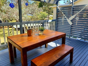 Outdoor dining - The Sandbar (Lake Conjola)