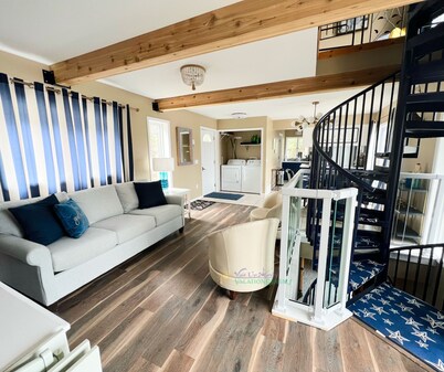 Hot tub & Pool table! Waterfront home on Perch Lake outside Traverse City