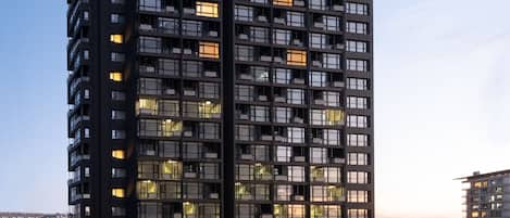 Overnatningsstedets facade