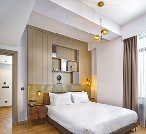 Executive Διαμέρισμα (Condo), 1 Υπνοδωμάτιο | Χρηματοκιβώτιο στο δωμάτιο, γραφείο, σίδερο/σιδερώστρα, δωρεάν Wi-Fi 