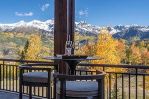 Outdoor dining - PICTURE PERFECT- Stunning Ski-In/Out Trailside Manor Perfect for Groups (Mountain Village)