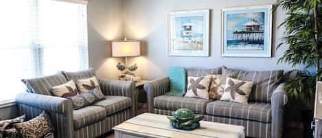 Condo, 2 Bedrooms | Living area | TV