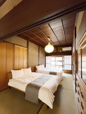 2 室のベッドルーム、アイロン / アイロン台、WiFi、ベッドシーツ