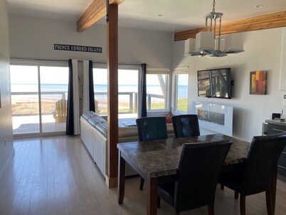 Beachfront Retreat with sunset views