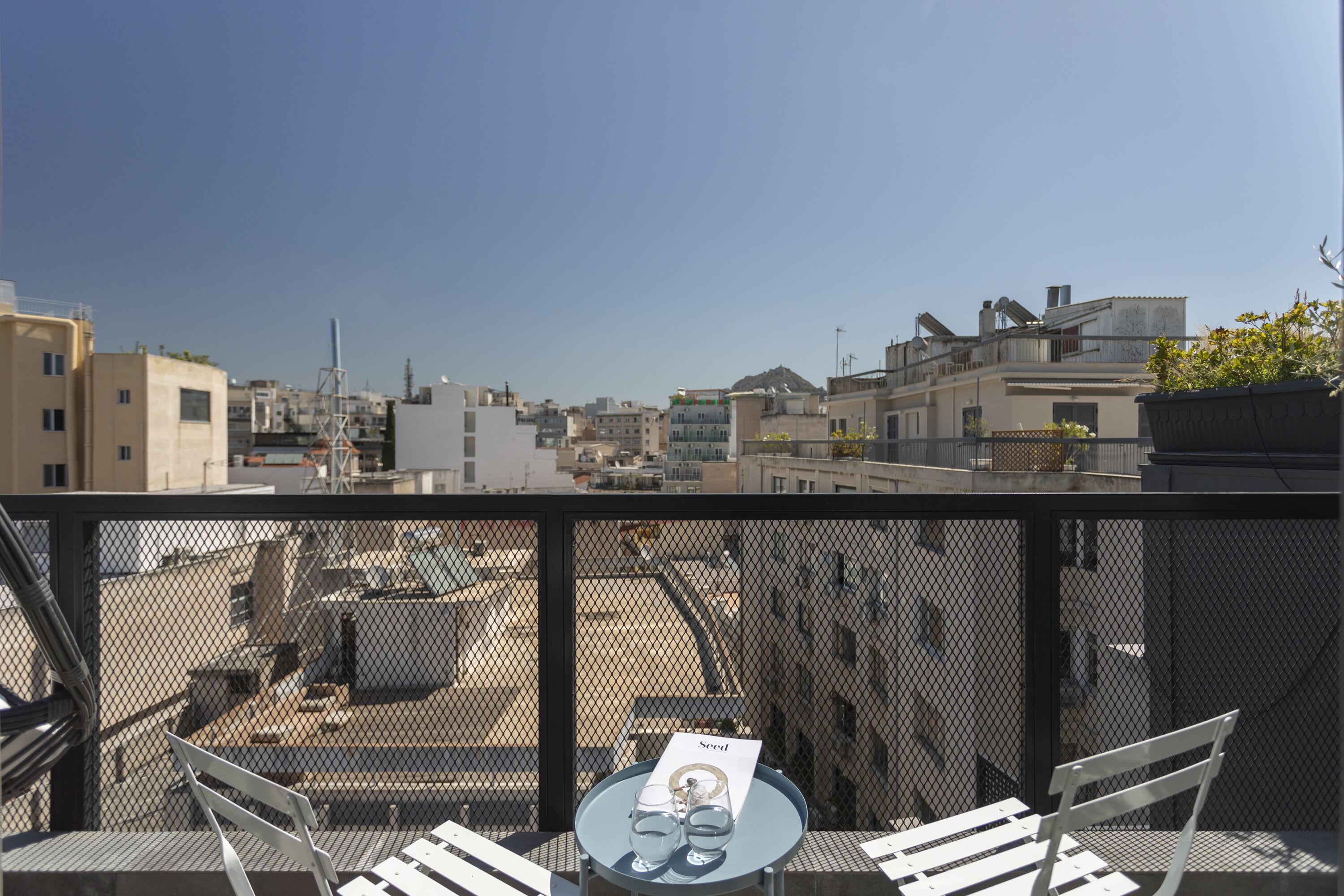 Honeymoon Studio Suite, Terrace | Balcony view