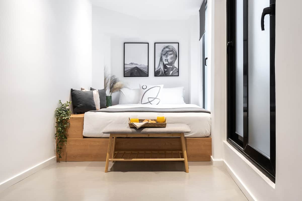 1 habitación, ropa de cama de alta calidad y colchones con pillow-top