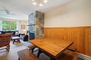 Unclassified image, 4 of 30, button - 2 bedroom Killington condo with fireplace, kitchen, and Wi-Fi. (Killington)
