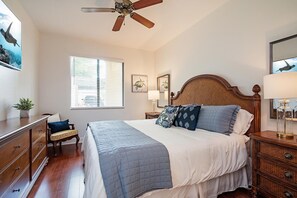 2 bedrooms, desk, iron/ironing board, free WiFi