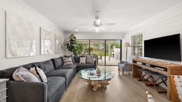 TV connectée, cheminée