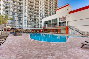 Indoor pool, outdoor pool