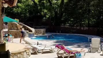 Indoor pool, outdoor pool
