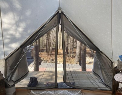 Glamorous Camping on a Hilltop