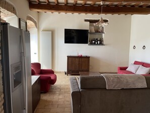 TV, fireplace - Casa Bassa (Bagnoregio)