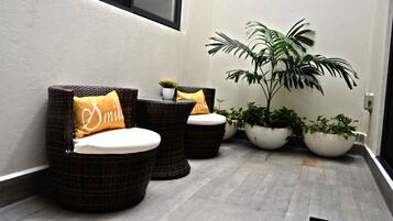Basic Apartment, 1 Bedroom, Ground Floor | Terrace/patio