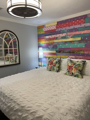 4 bedrooms, iron/ironing board, travel cot, free WiFi