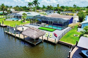 Exterior - Yacht Club Gulf Access • Pool • Dock • Tiki (Cape Coral)