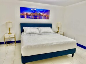 3 bedrooms, iron/ironing board, travel cot, WiFi