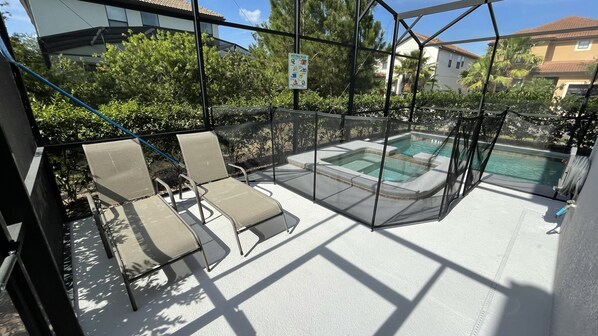 Indoor pool, outdoor pool