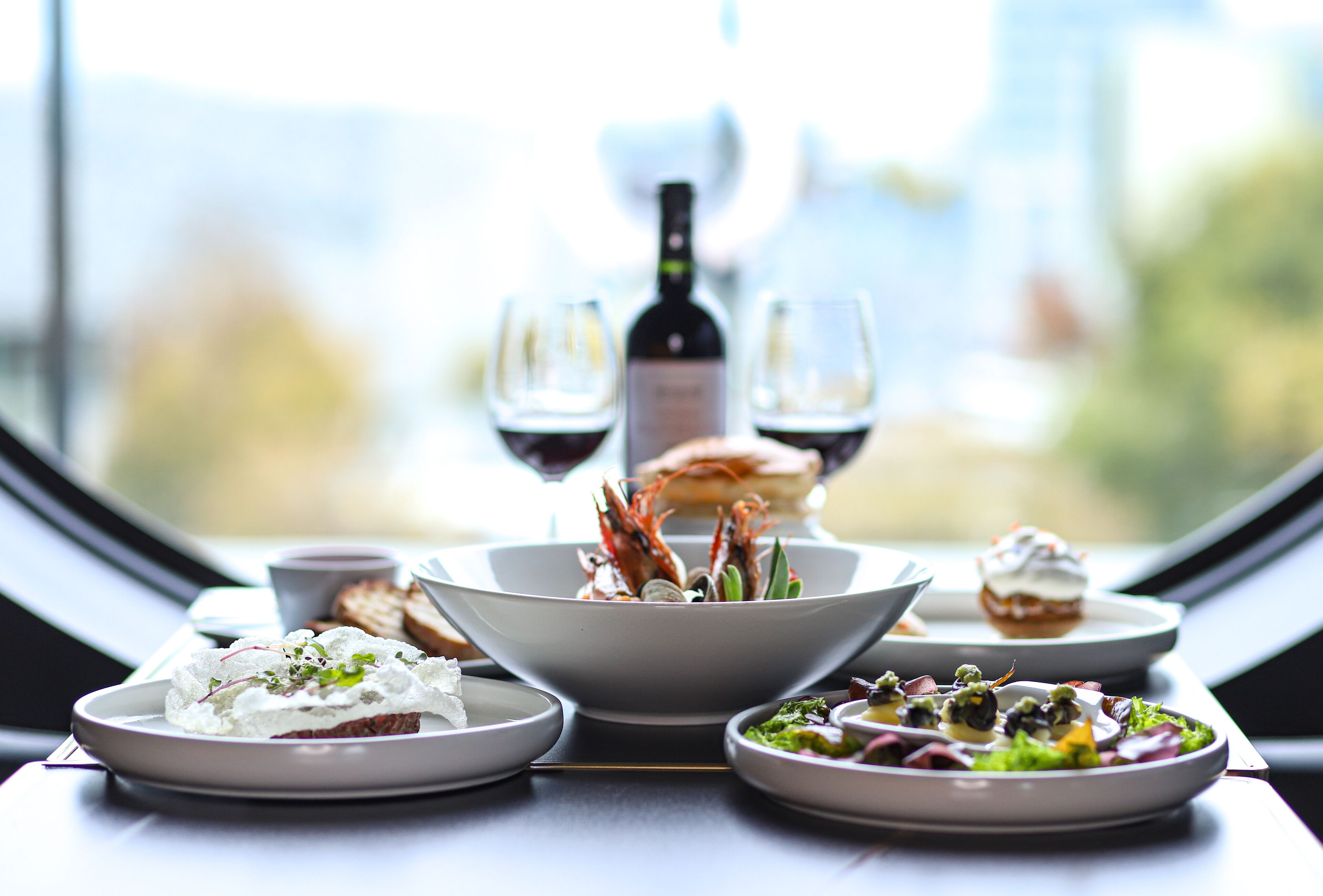 breakfast and dinner served, modern european cuisine