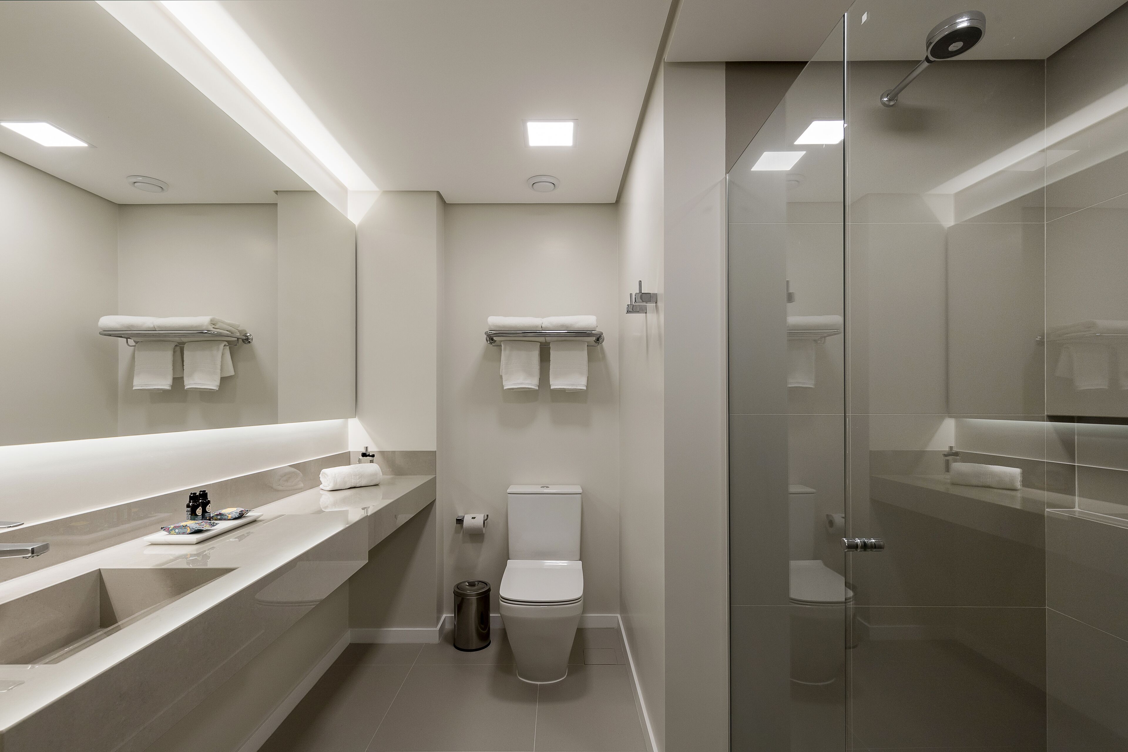 free toiletries, hair dryer, towels, soap