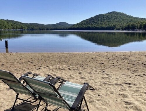 Old Timberline Inn - Lake Front Home with PRIVATE Sandy Beach Caroga Lake, NY  