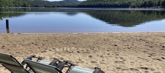 Old Timberline Inn - Lake Front Home with PRIVATE Sandy Beach Caroga Lake, NY  