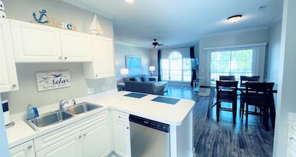 Endless Summer Coastal Condo at Magnolia Place - Pool & Golf Course Views!