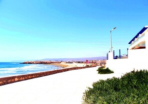 On the beach