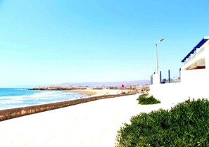 On the beach