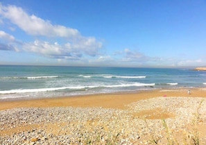 Na praia 