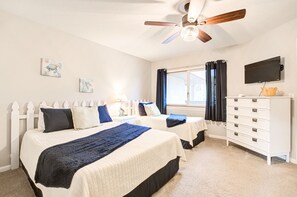 2 bedrooms, iron/ironing board, travel cot, free WiFi