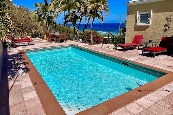 Pool Patio Overlooking the Beautiful Seas