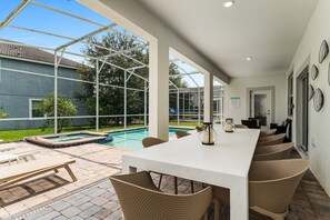 Dining - Themed Games, Theater Room | Screened Pool Area (Davenport)