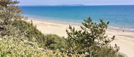 Beach nearby, sun-loungers