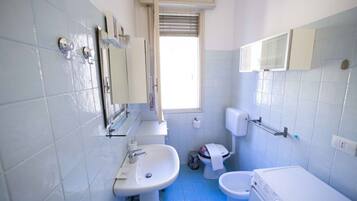 Douche, sĂšche-cheveux, bidet