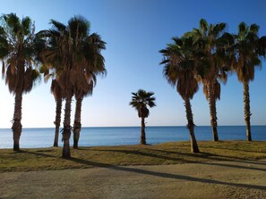 Accommodatie ligt op het strand