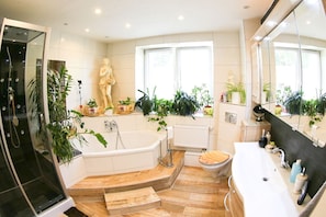 Sèche-cheveux, papier toilette