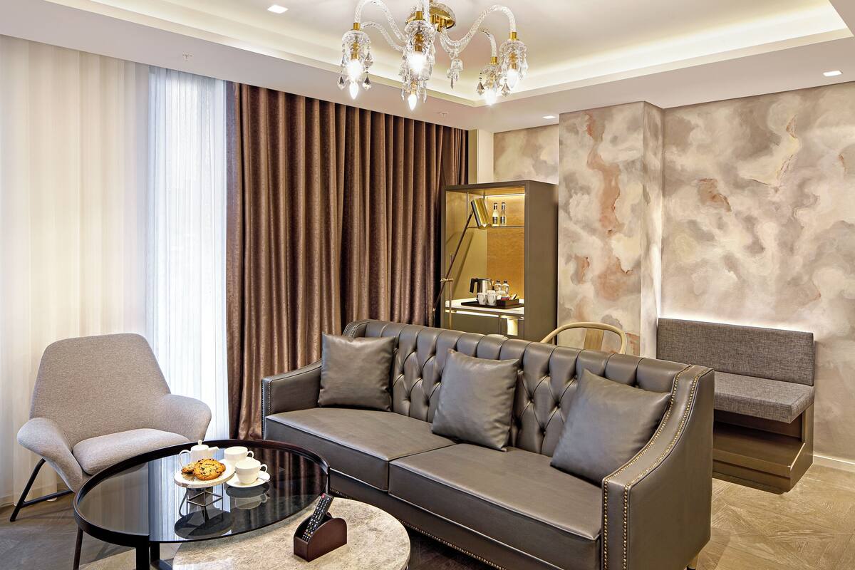 City Suite | 埃及棉床單、高級寢具、羽絨被、客房內保險箱