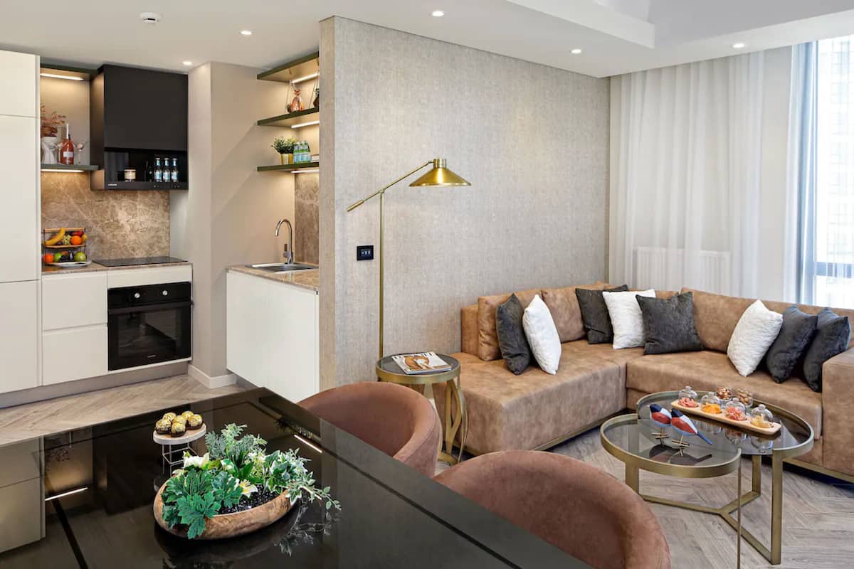 Premium Two Bedroom | Egyptian cotton sheets, premium bedding, down comforters, in-room safe