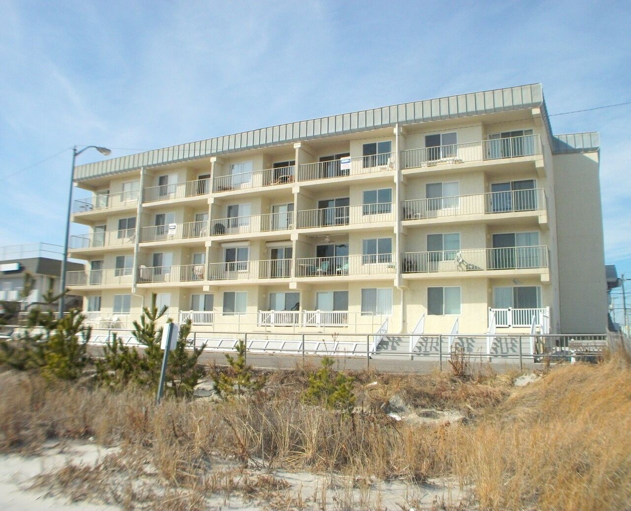 Sea Shell Beachfront Condominium Elevator Building