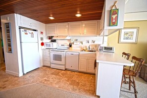 Condo, 1 Bedroom | Private kitchen | Fridge, coffee/tea maker, toaster