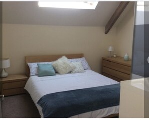 3 bedrooms, iron/ironing board, travel cot, WiFi