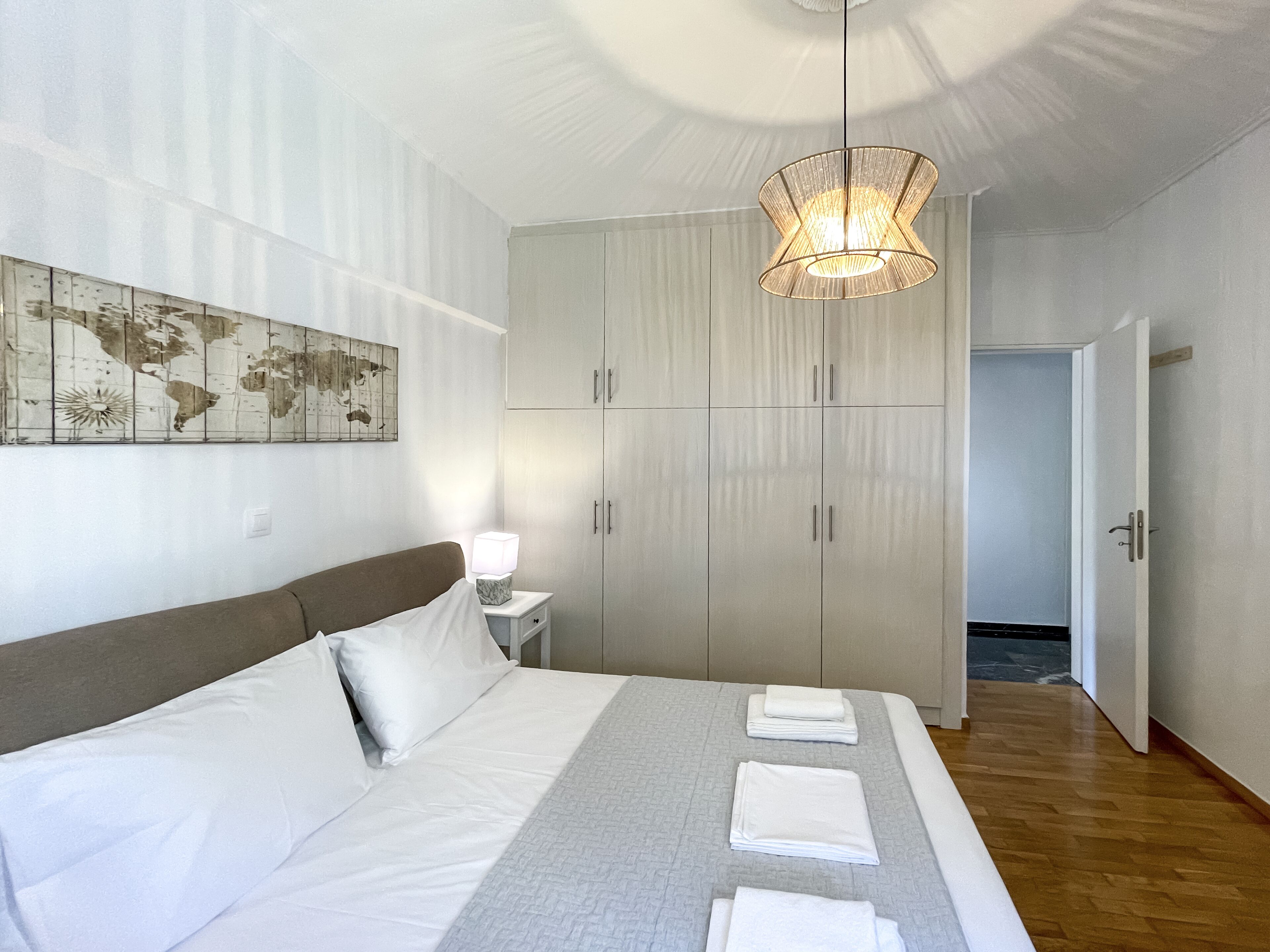 2 bedrooms, iron/ironing board, free WiFi, bed sheets