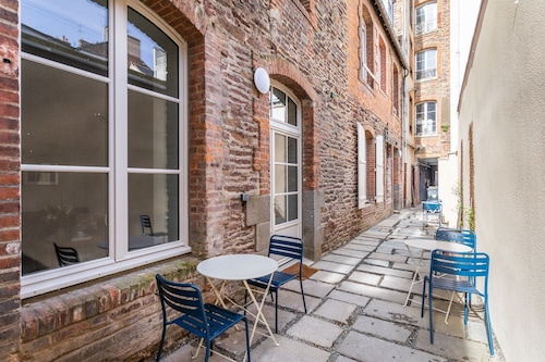 La Cour des Carmélites - Appartement calme en centre-ville